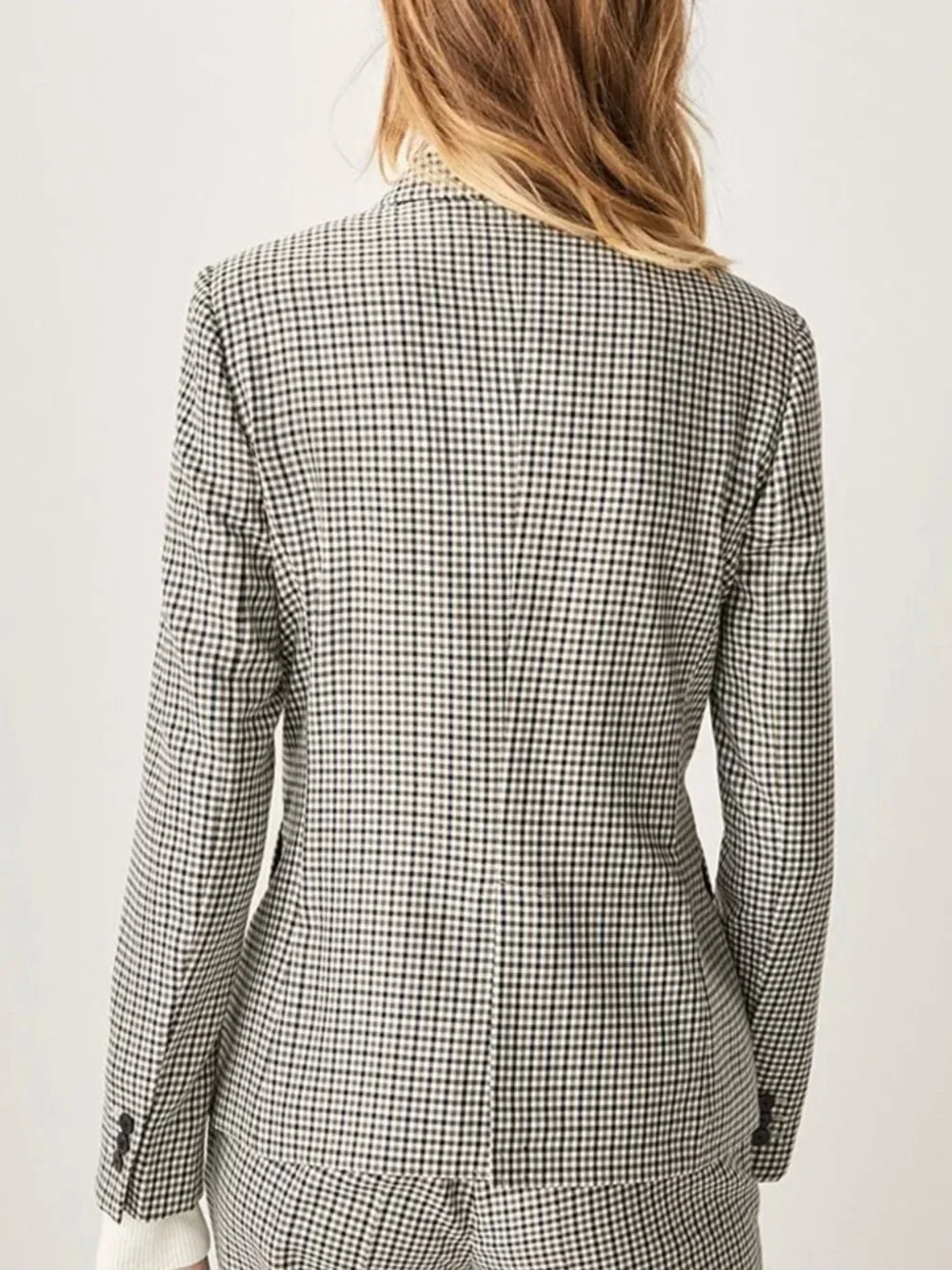 Massimo Dutti | Wool Checked Blazer